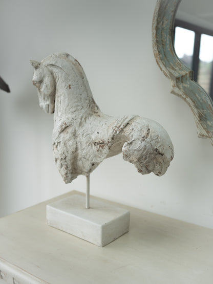 Rustic Horse Sculpture Ornament