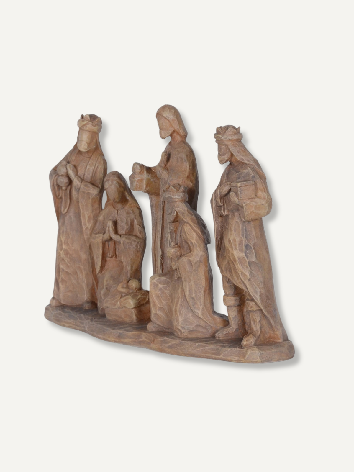 Rustic Nativity Ornament