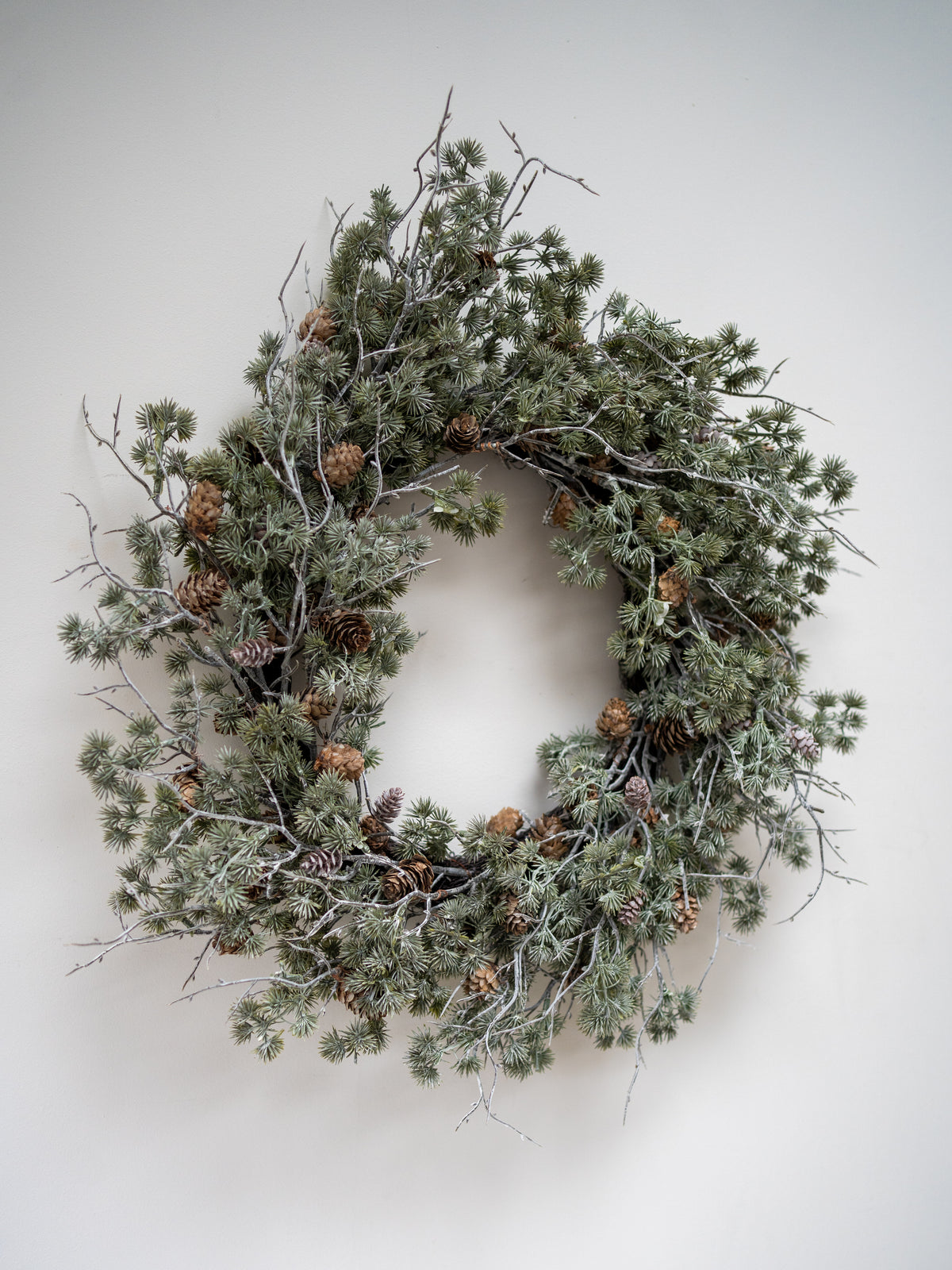 Rustic Pinecone &amp; Cedar Wreath
