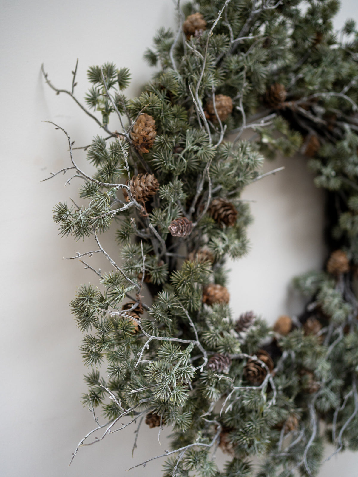 Rustic Pinecone &amp; Cedar Wreath