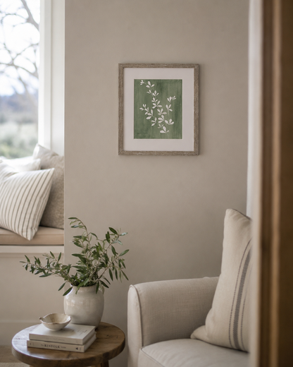 Sage Botanical III Framed Wall Art