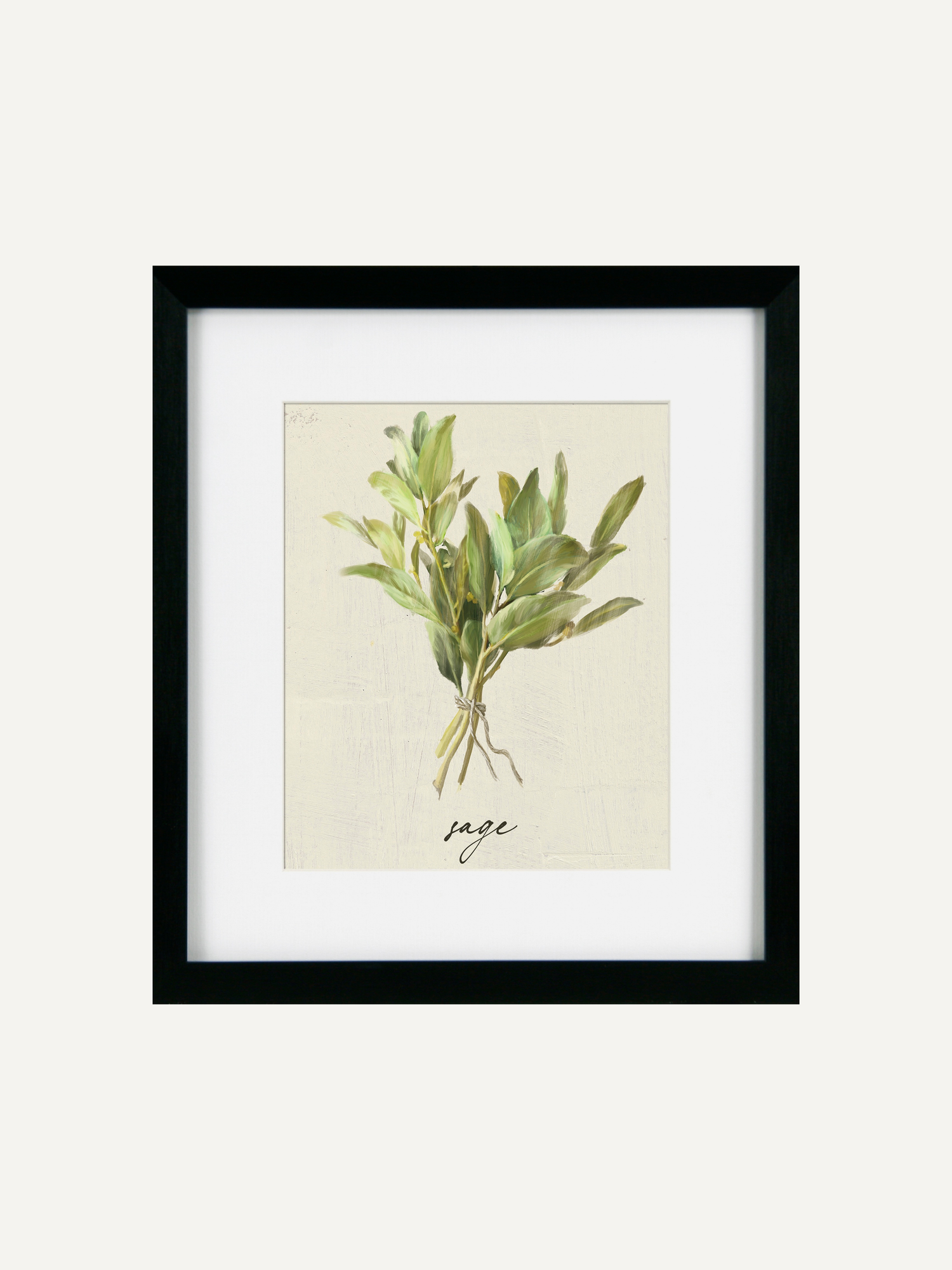 Sage Cottage Herbs Framed Wall Art