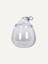 Santa Hat Glass Jar