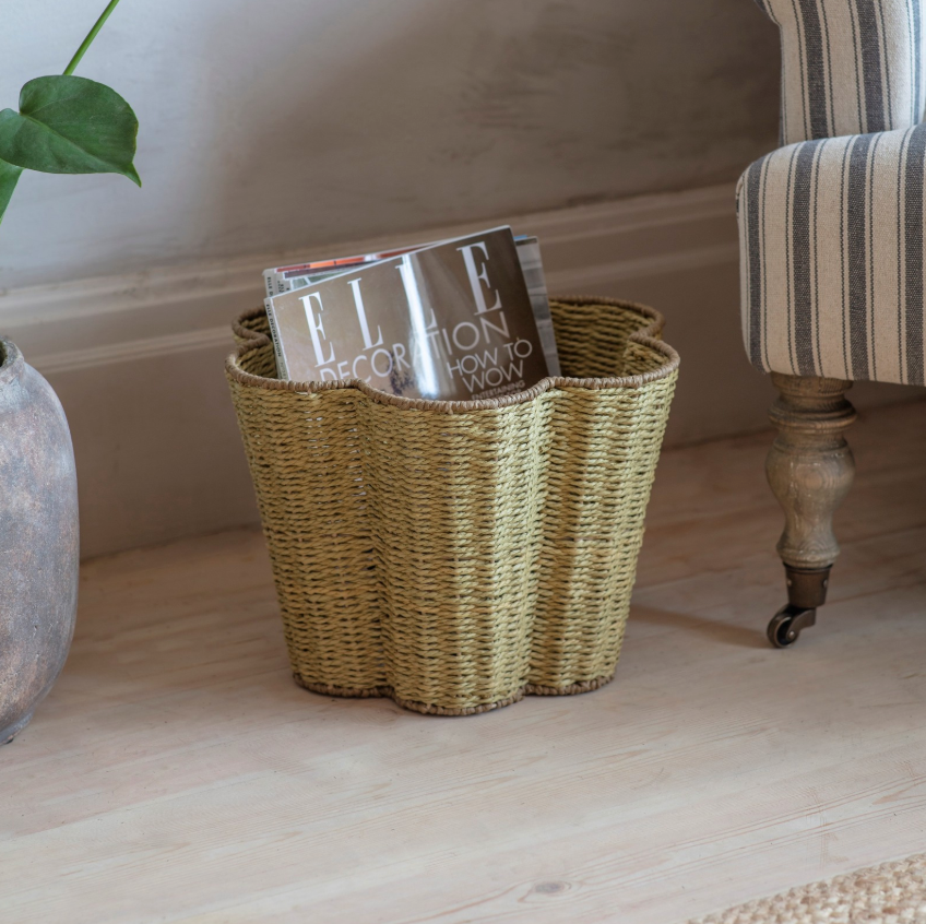 Scalloped Storage Basket