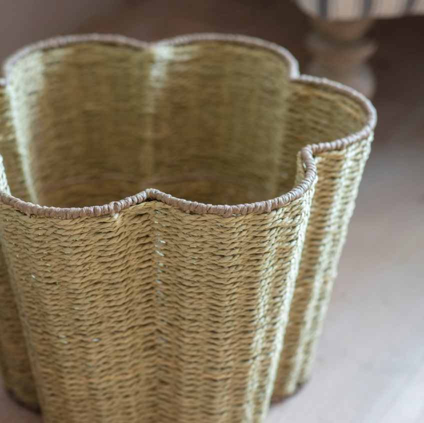 Scalloped Storage Basket