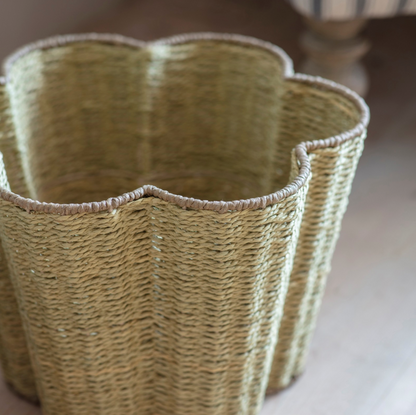 Scalloped Storage Basket