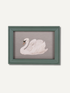 Serenity Swan Framed Wall Art