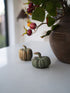Set of 4 Verdigris Pumpkins