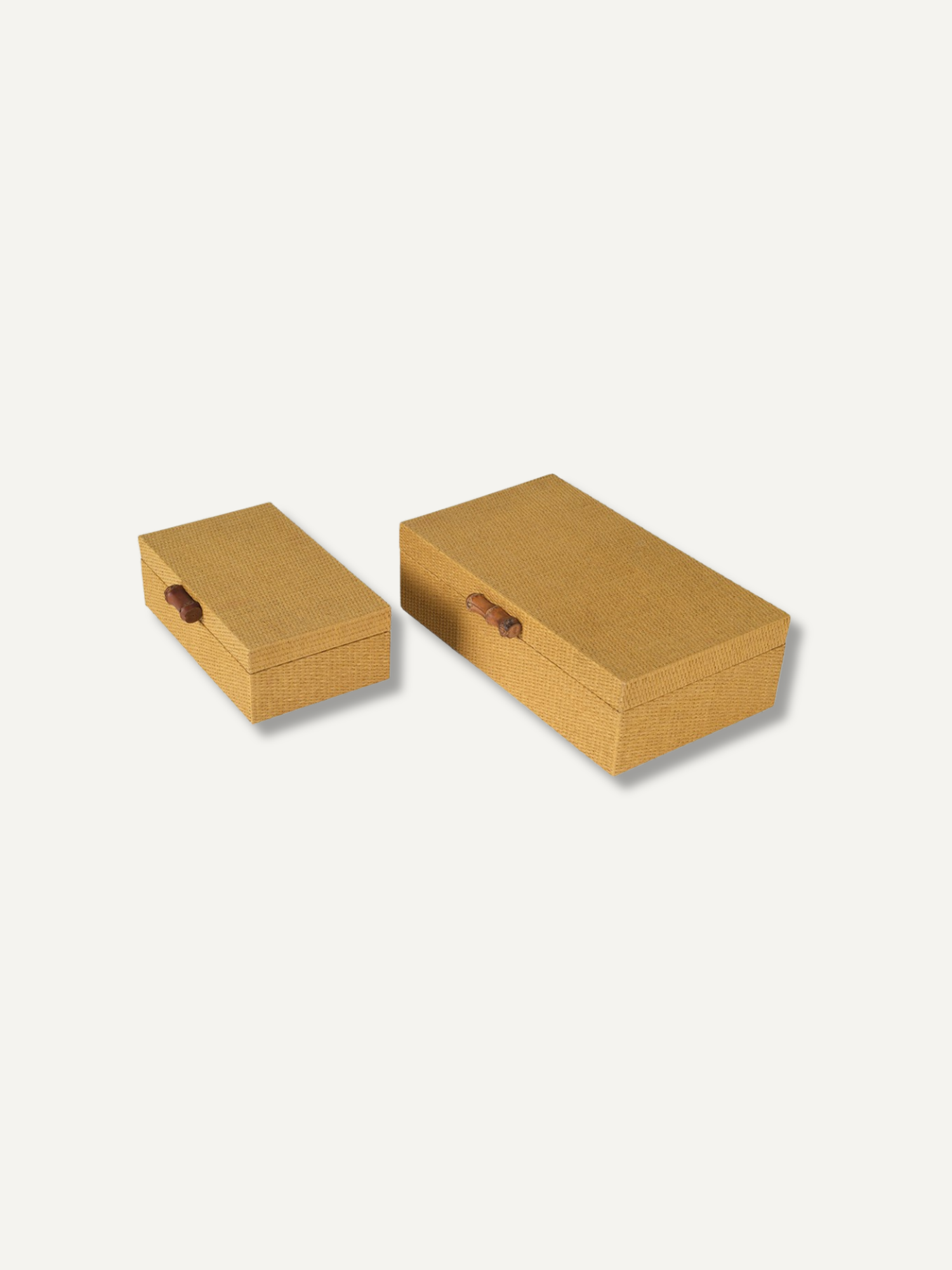 Set of Handmade Woven Storage Boxes