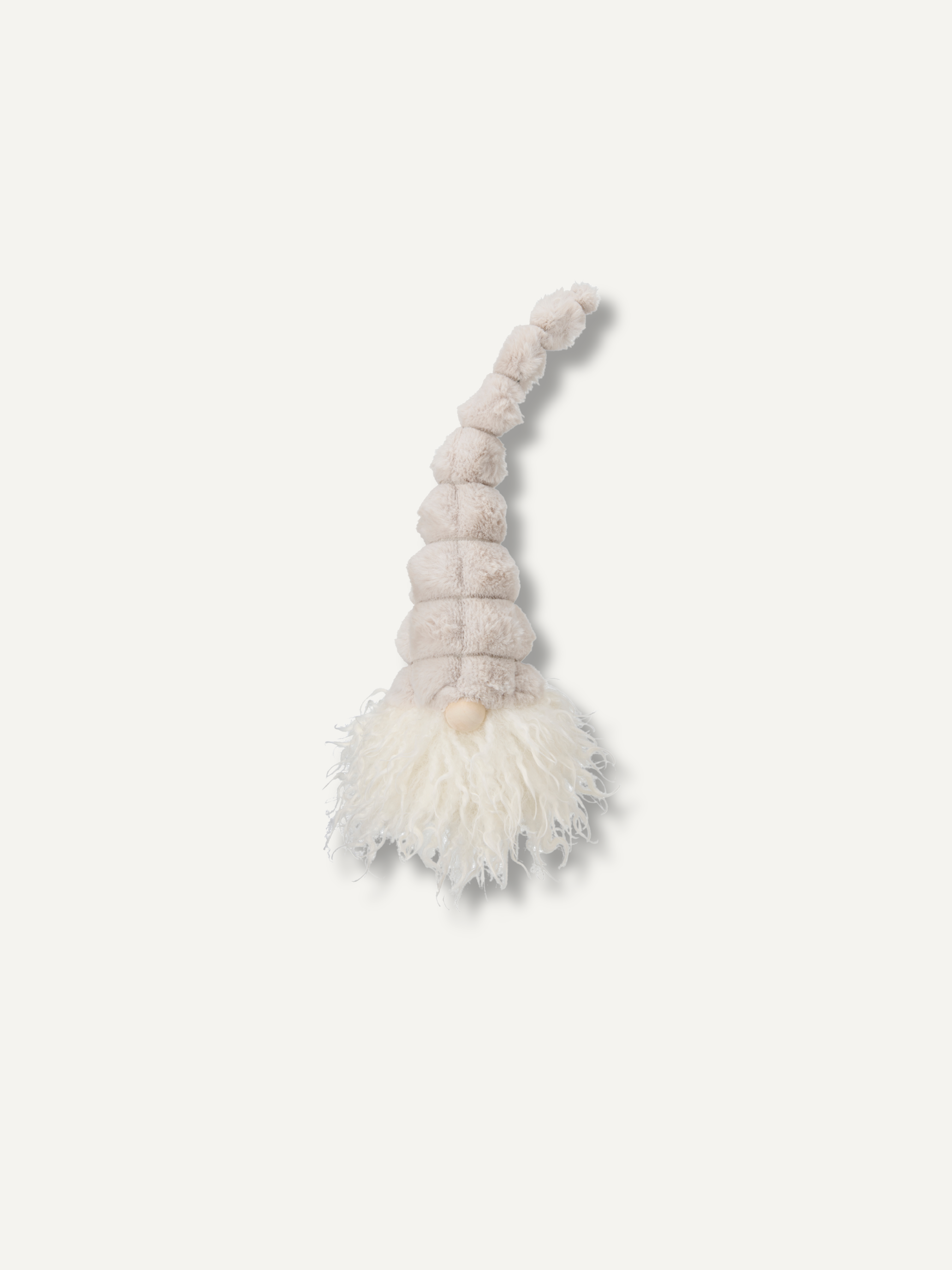 Set of Off White Gonks with Fluffy Beards