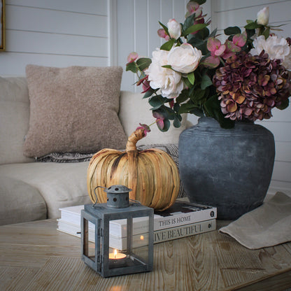 small soft charcoal lantern for home decor