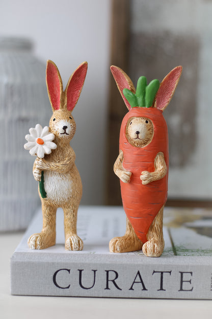 Spring Rabbit Ornament for spring decor