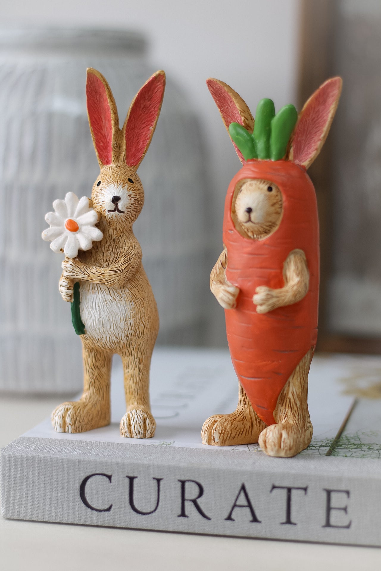 Spring Rabbit Ornament for spring decor