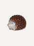 stoneware small hedgehog autumn and christmas ornament