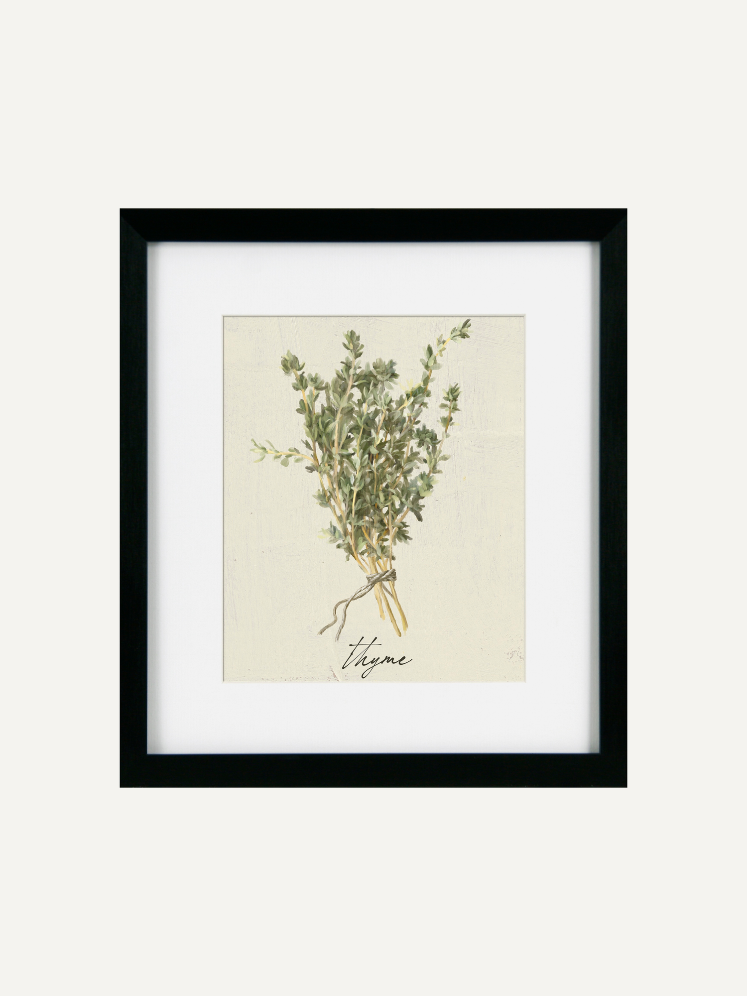 Thyme Cottage Herbs Framed Wall Art