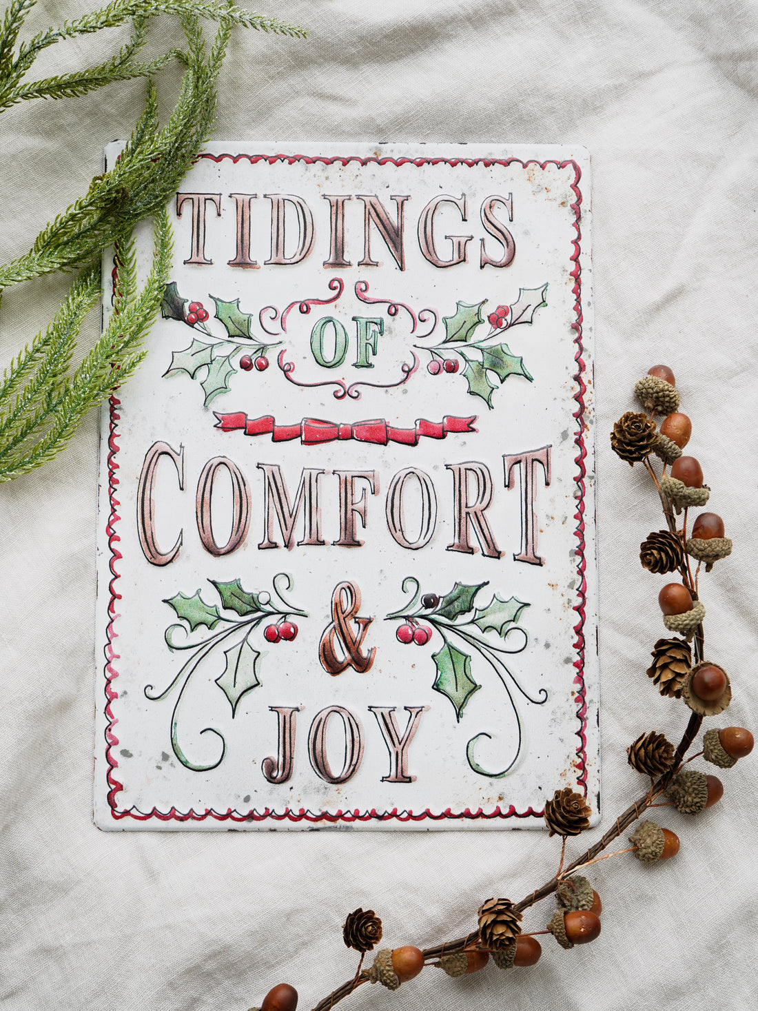 Christmas card with &