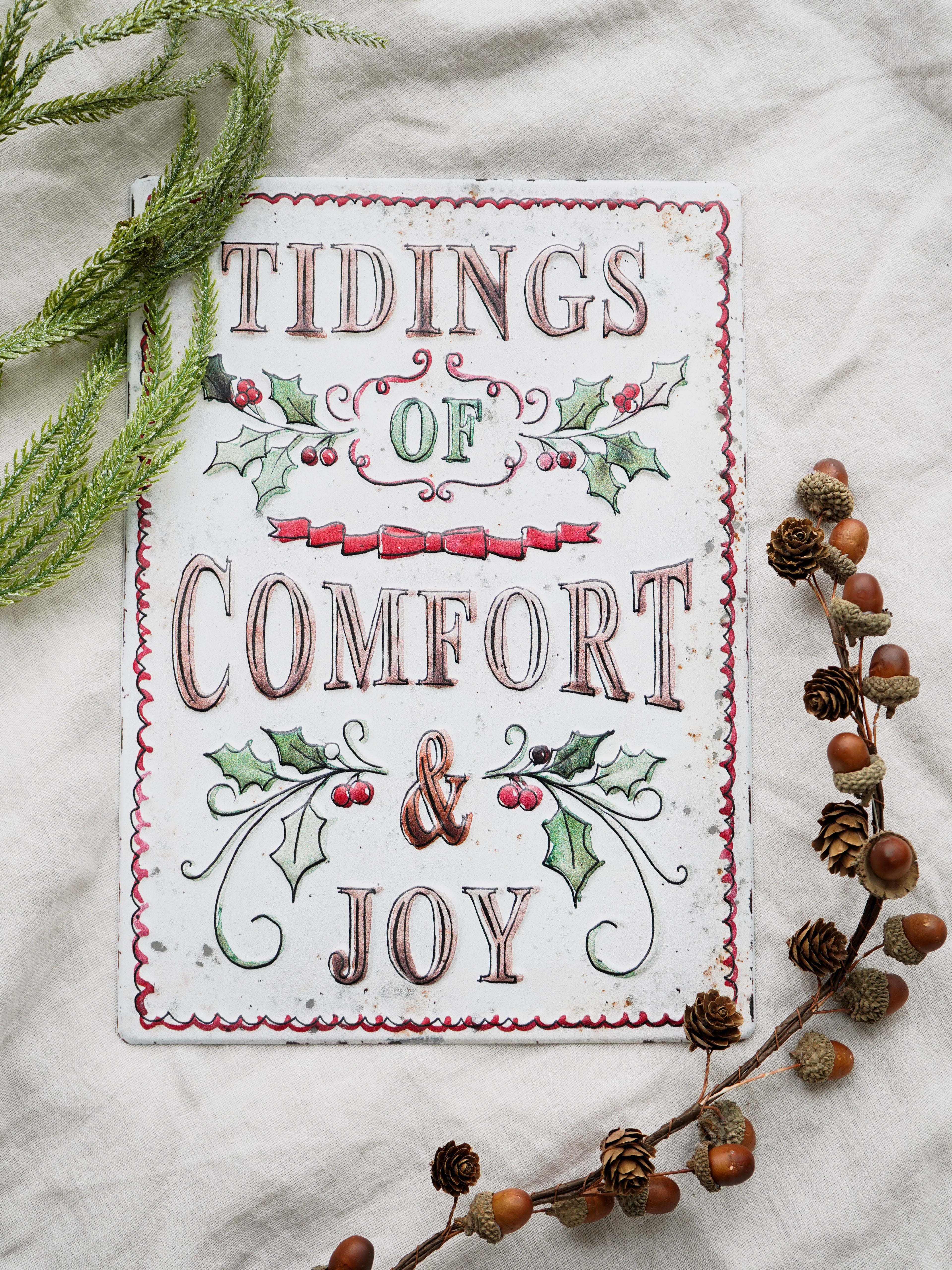 Christmas card with &
