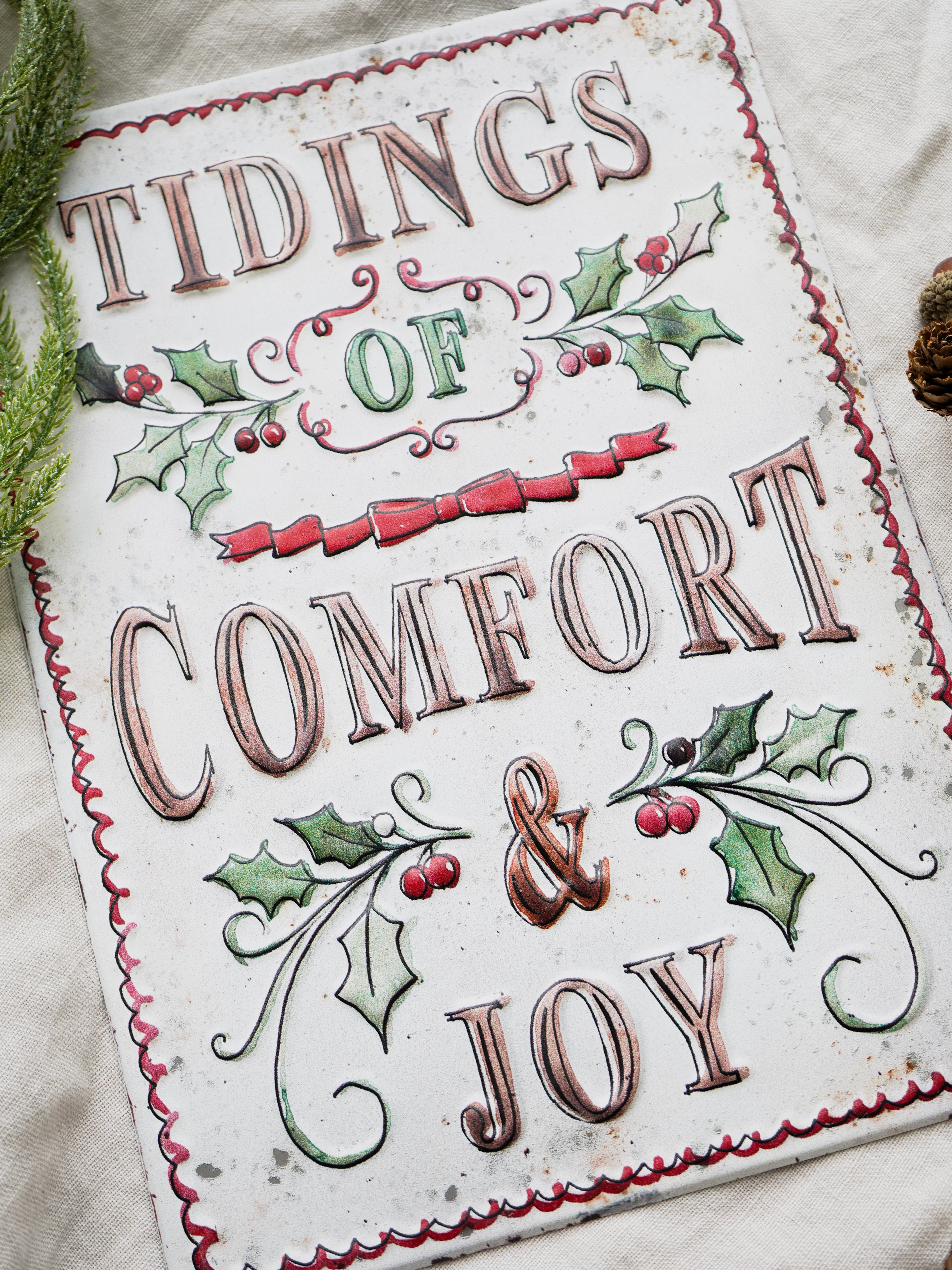 Decorative sign with &