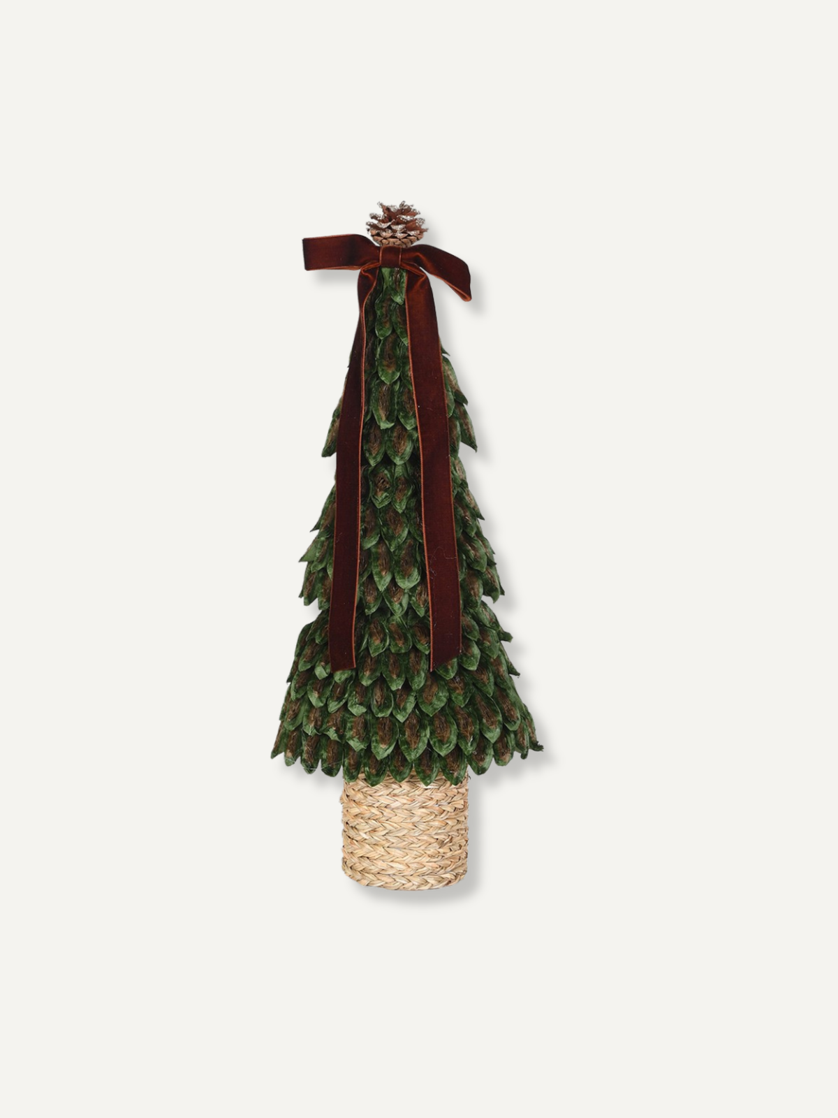 Tiered Christmas Tree with Bow