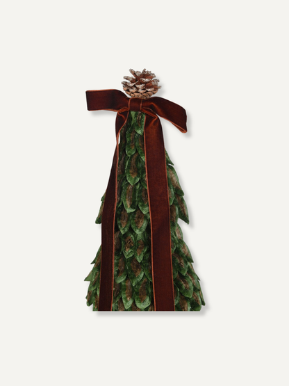 Tiered Christmas Tree with Bow