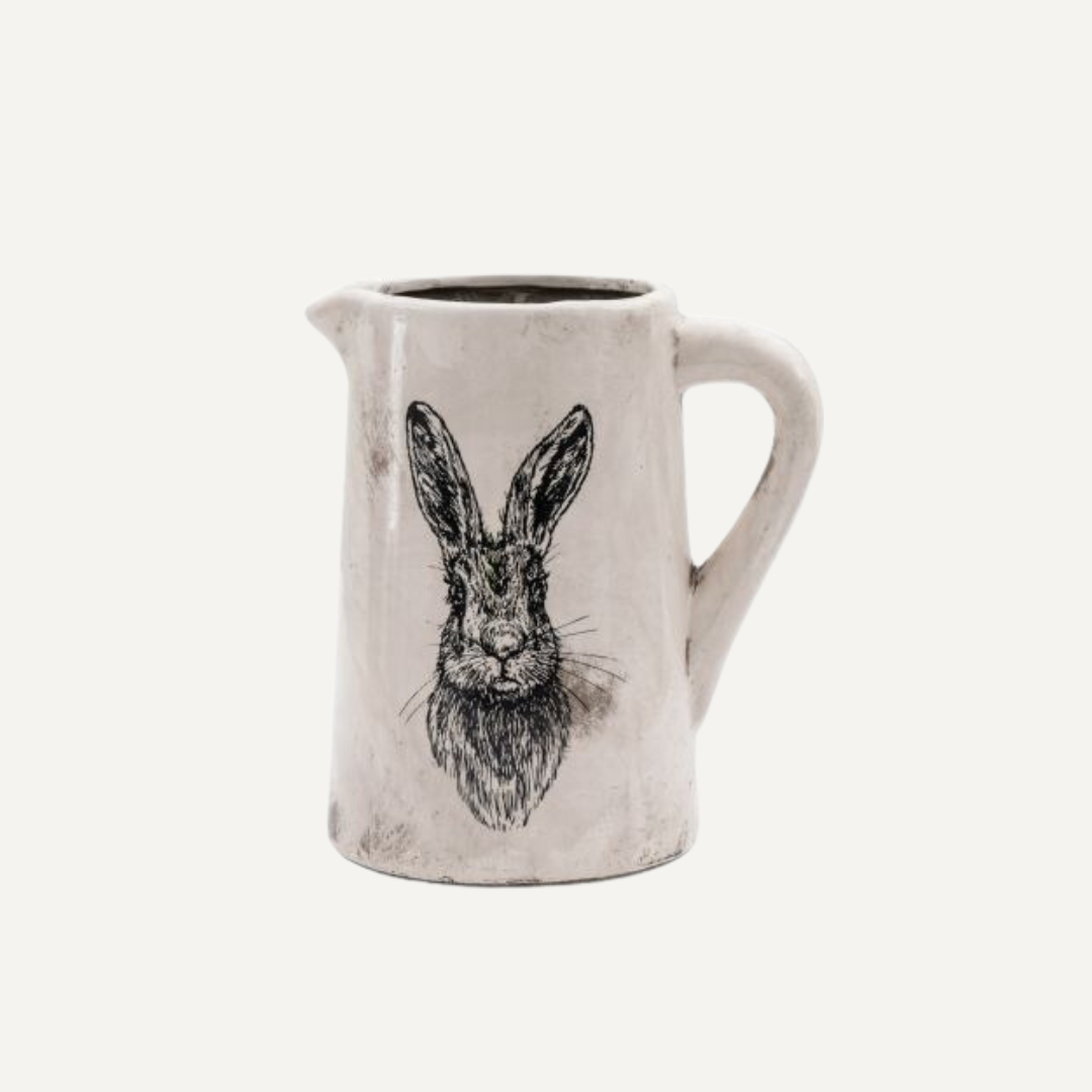 Rustic Country Hare Pitcher