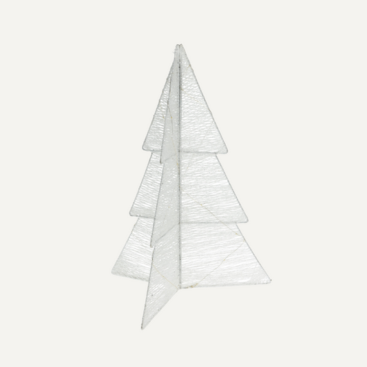 White Folded Tree with LED