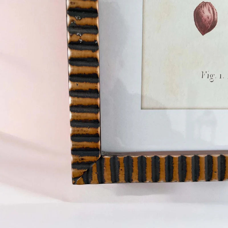 Vintage Apricot Framed Wall Art