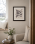 Vintage Ferns IV Framed Wall Art
