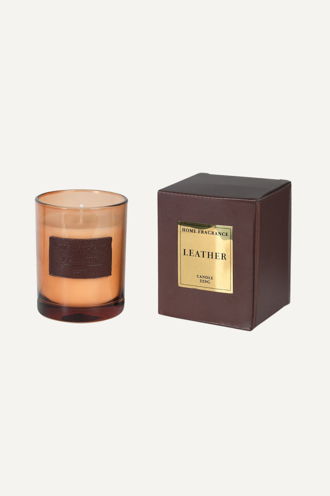 Vintage Leather Candle 001