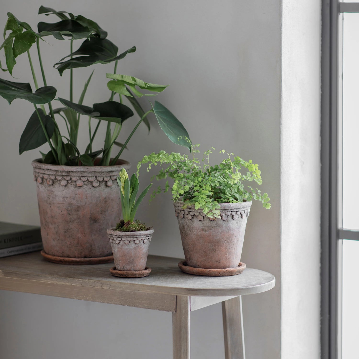 vintage indoor plant pots uk Vintage Style Petal Planter