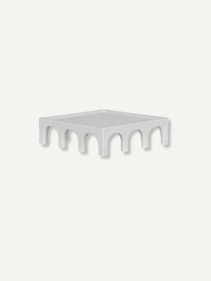 White Arched Display Stand