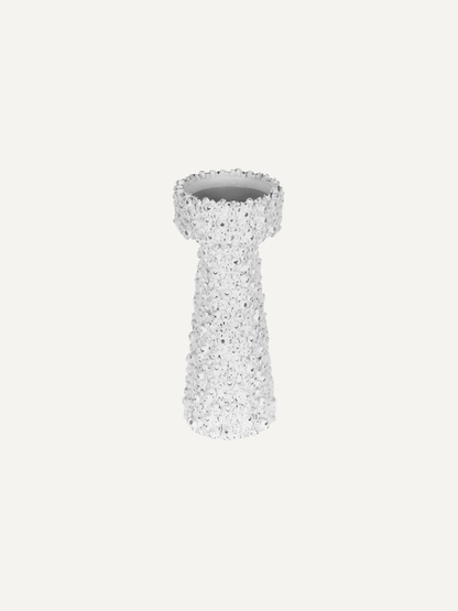 White Barnacle Candle Holder