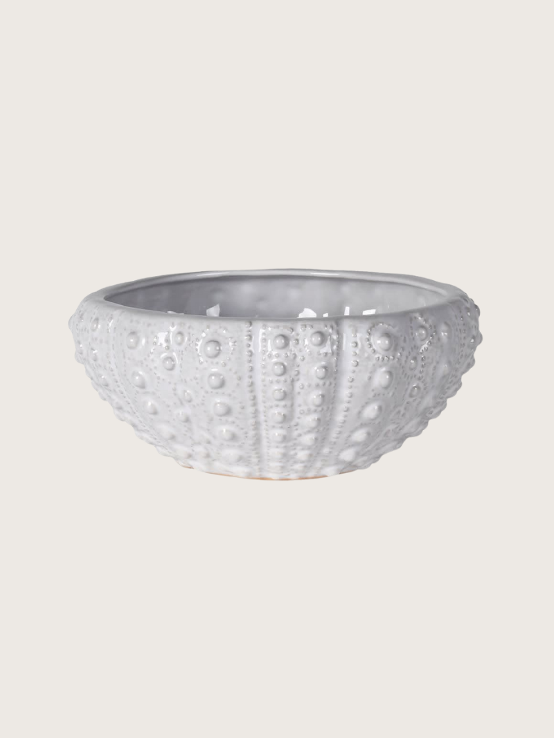 White Urchin Stoneware Bowl