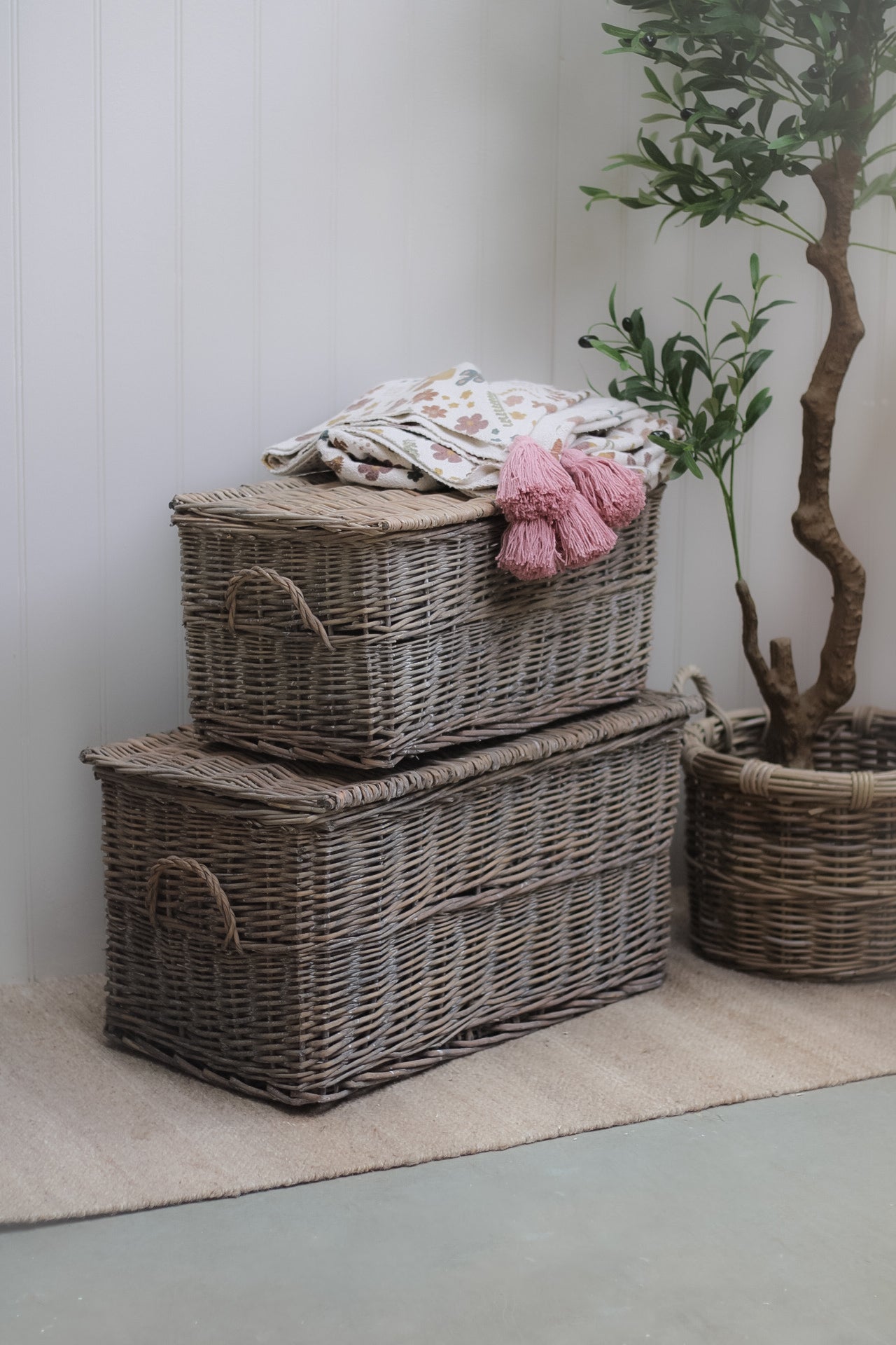 Woven Storage Container Wicker Storage Containers | Wayfair