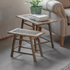 Woven Cane Wooden Stool