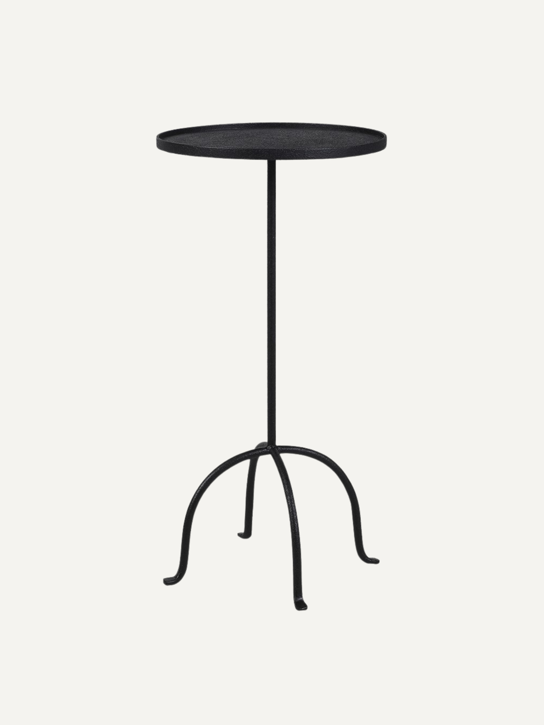 black metal side table for timeless home decor