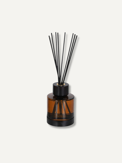 hickory amber glass bottle reed diffuser