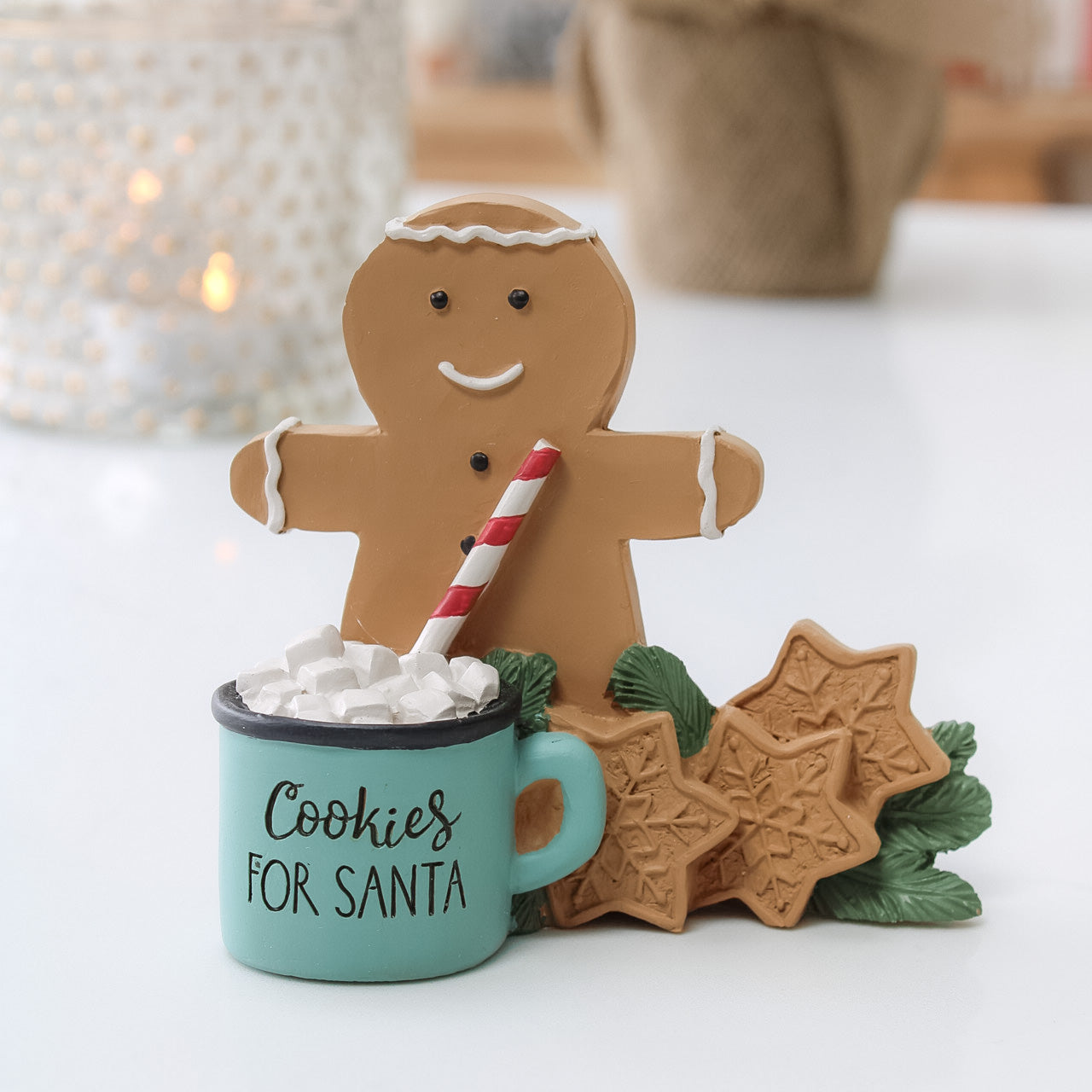 Cookies For Santa Gingerbread Decoration