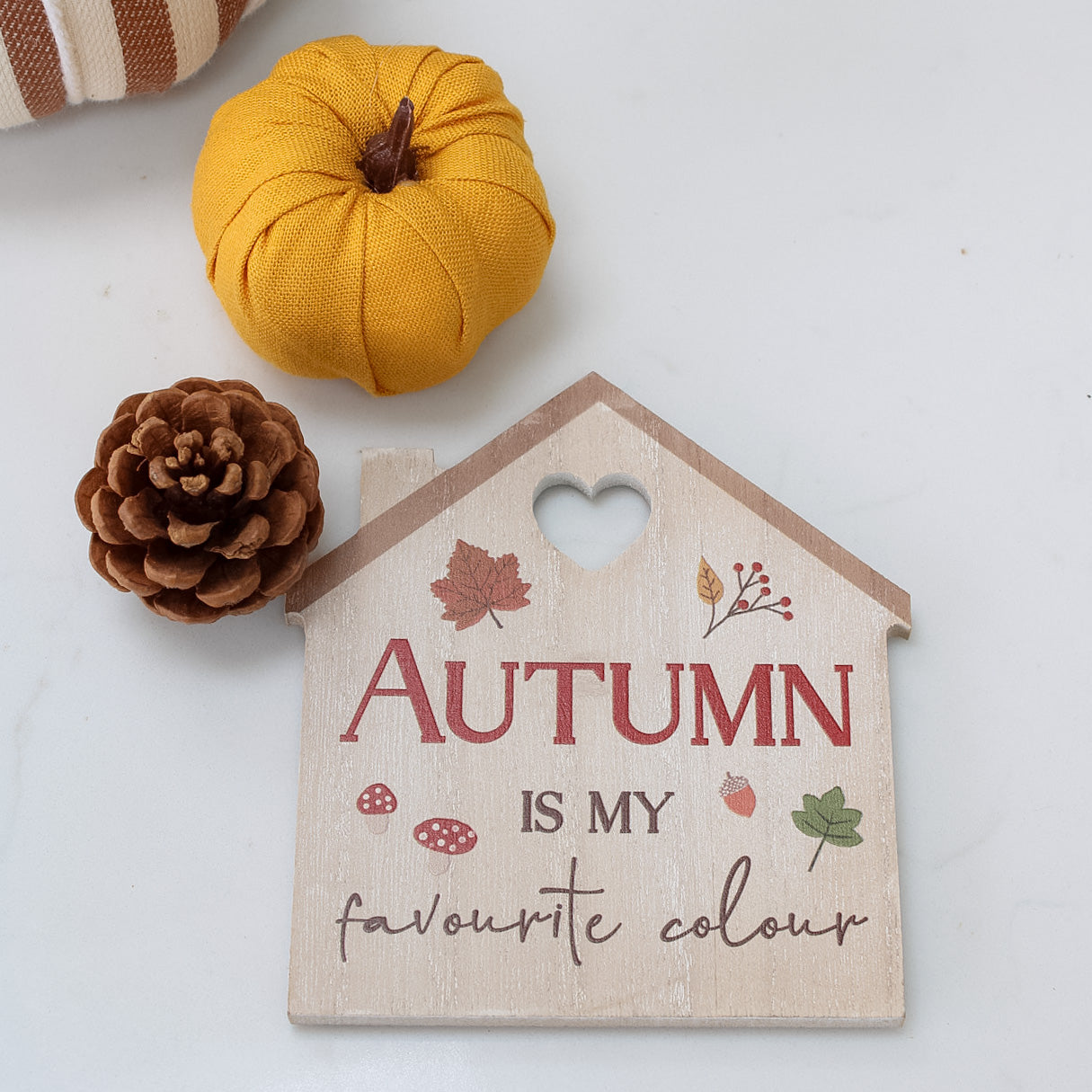 Cosy Autumn House Coaster