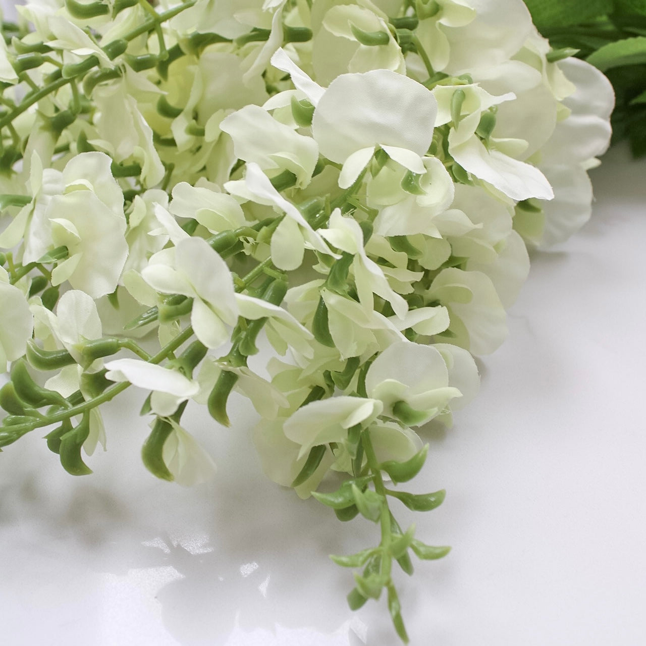 IMPERFECT - Ivory Trailing Wisteria Spray