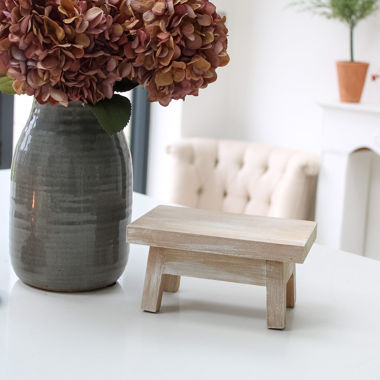 Natural Mini Rustic Styling Bench