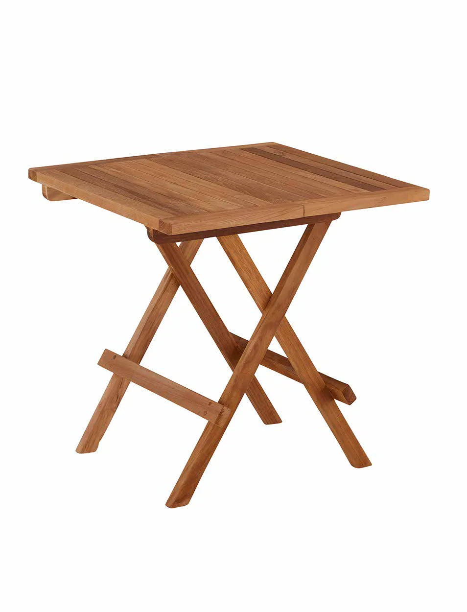 Teak Square Folding Garden Side Table