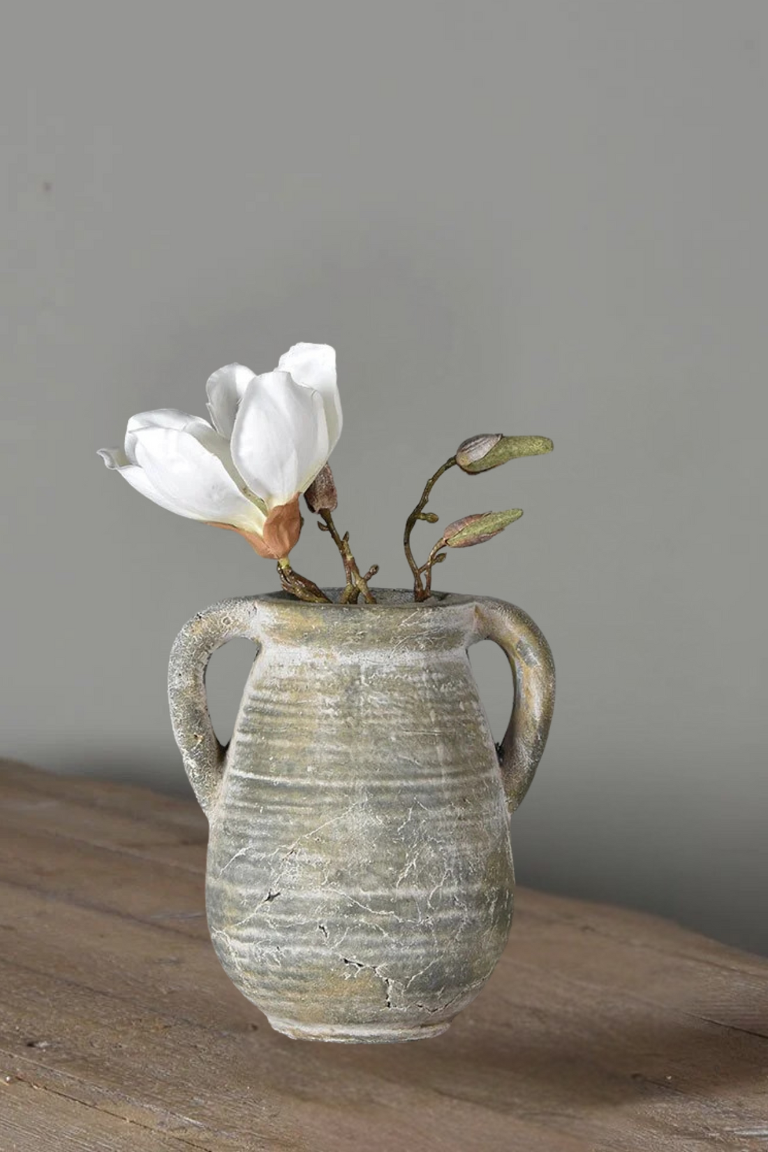 vintage jar with handles