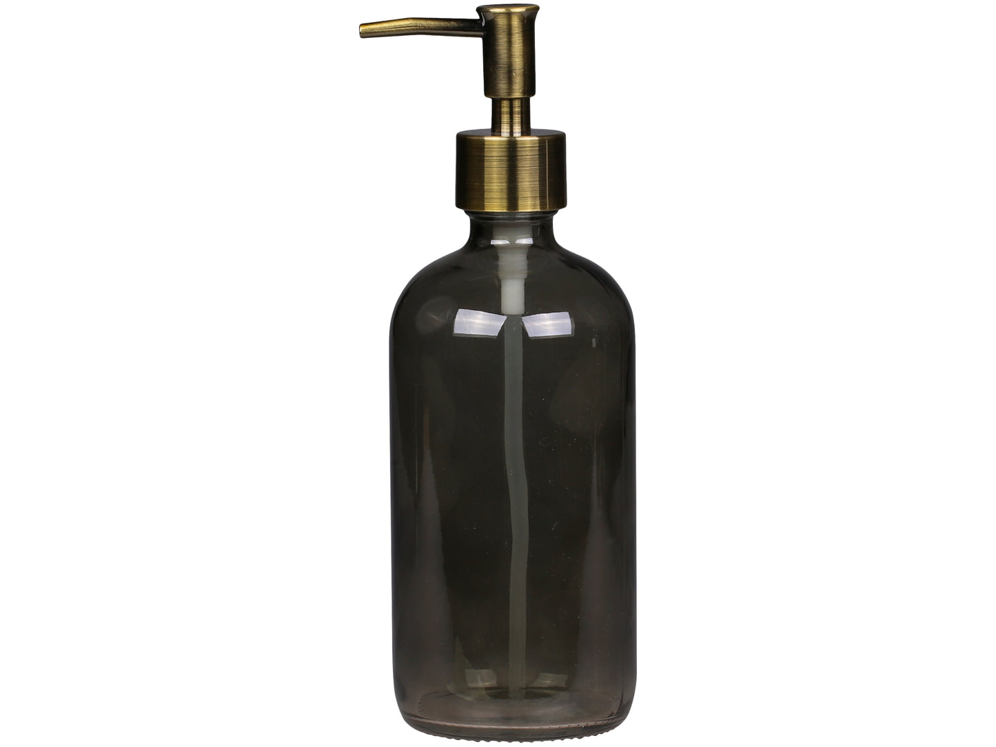 Coal Glass Bottle With Pump