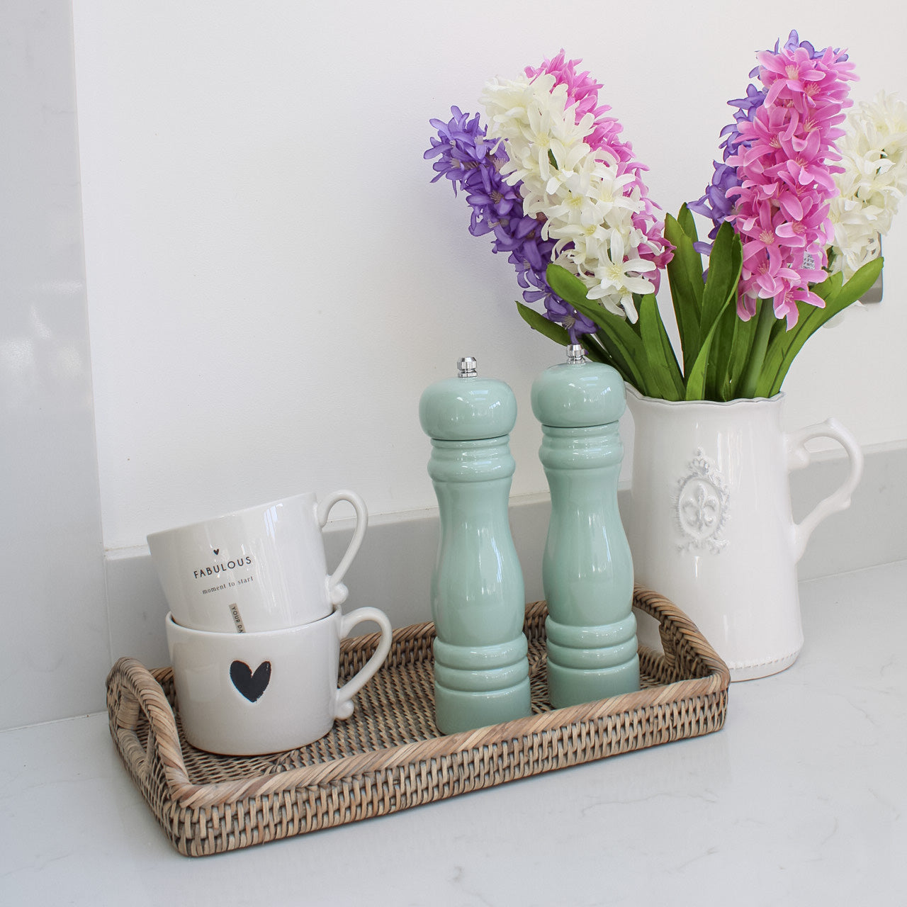 Sage Salt &amp; Pepper Mills