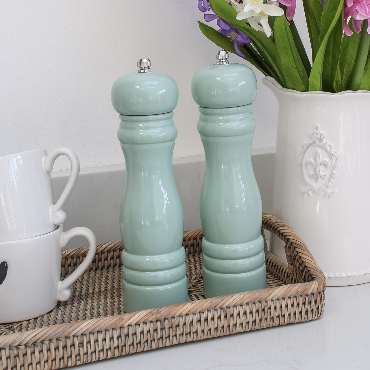 Sage Salt &amp; Pepper Mills