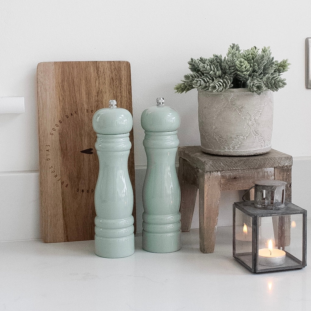 Sage Salt &amp; Pepper Mills