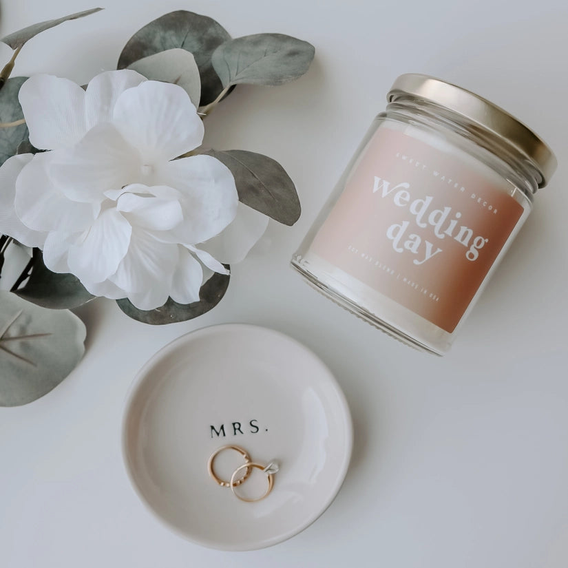Wedding Day Candle (Nude Label)