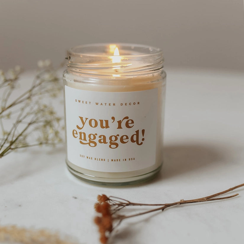 You're Engaged Jar Candle