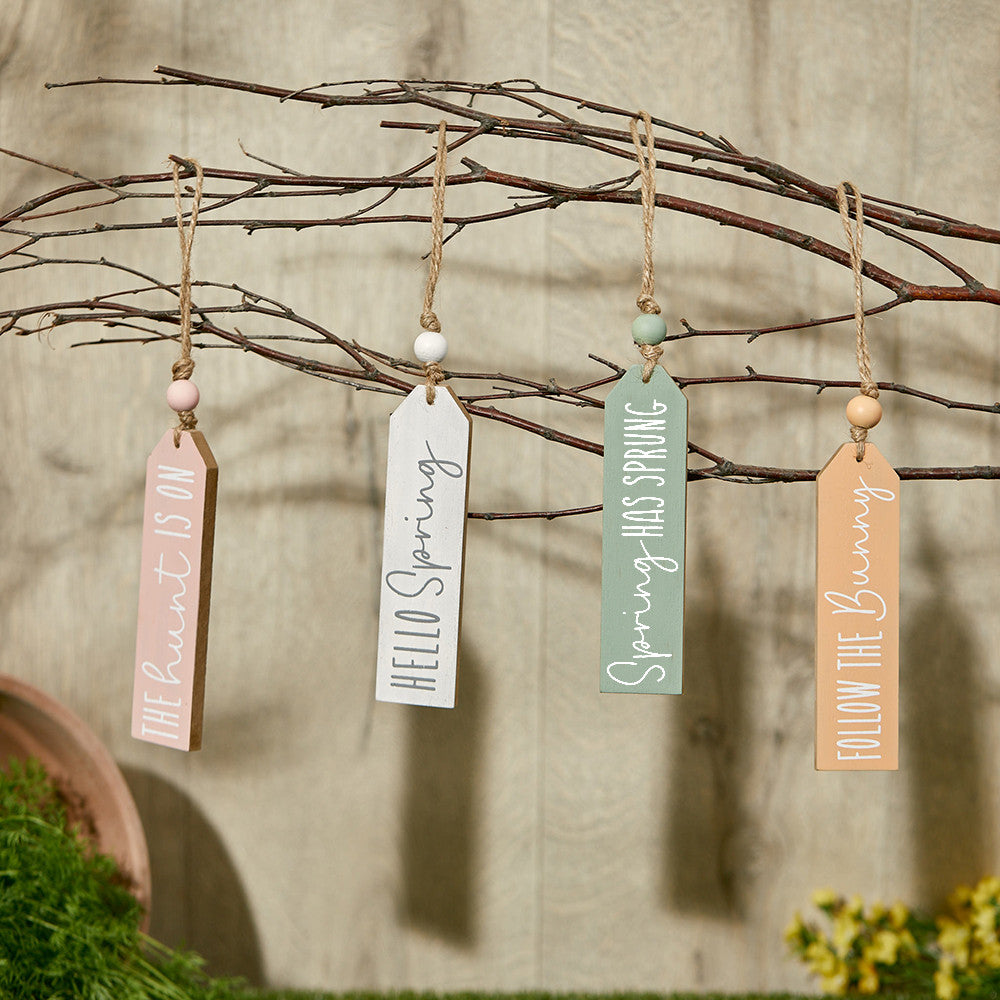 Spring Pastel Bunny Tags | Set of 4
